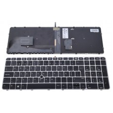 Teclado HP EliteBook 755 G3 | 755 G4 | 850 G3 | 850 G4 | ZBook 15U G3 | 15U G4 Track Stick Retroiluminado - Moldura Prata Teclado HP EliteBook 755 G3 | 755 G4 | 850 G3 | 850 G4 | ZBook 15U G3 | 15U G4 Track Stick Retroiluminado - Moldura Prata